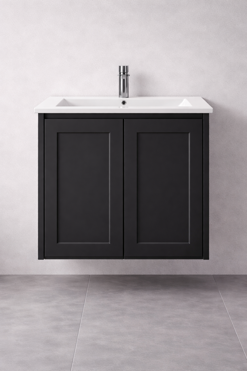 LUNA 600MM WALL HUNG VANITY | CERAMIC TOP