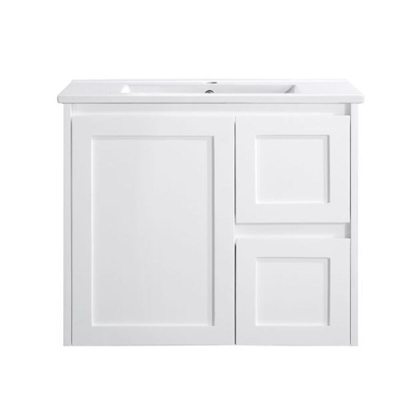 Luna 750mm wall-hung vanity: Modern design for your bathroom