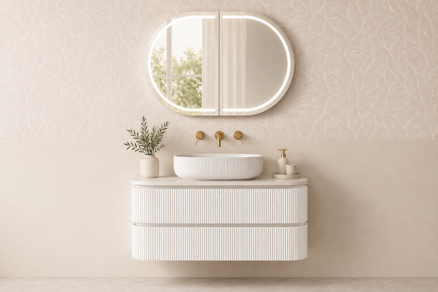 WIDSOR 1500MM WALL HUNG VANITY | STONE TOP