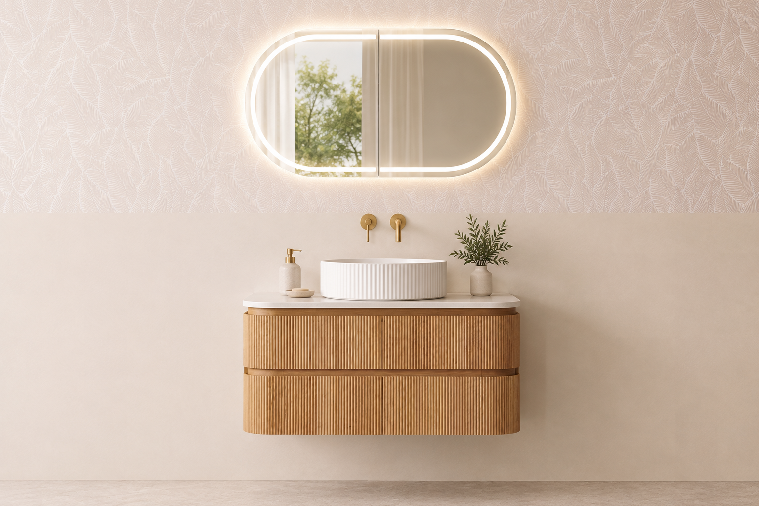 Contemporary Wall Vanity for Bathroom Renovations
