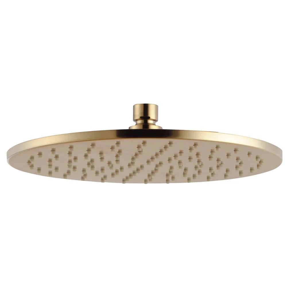 ROUND SHOWER HEAD | 250MM BRUSHED BRASS