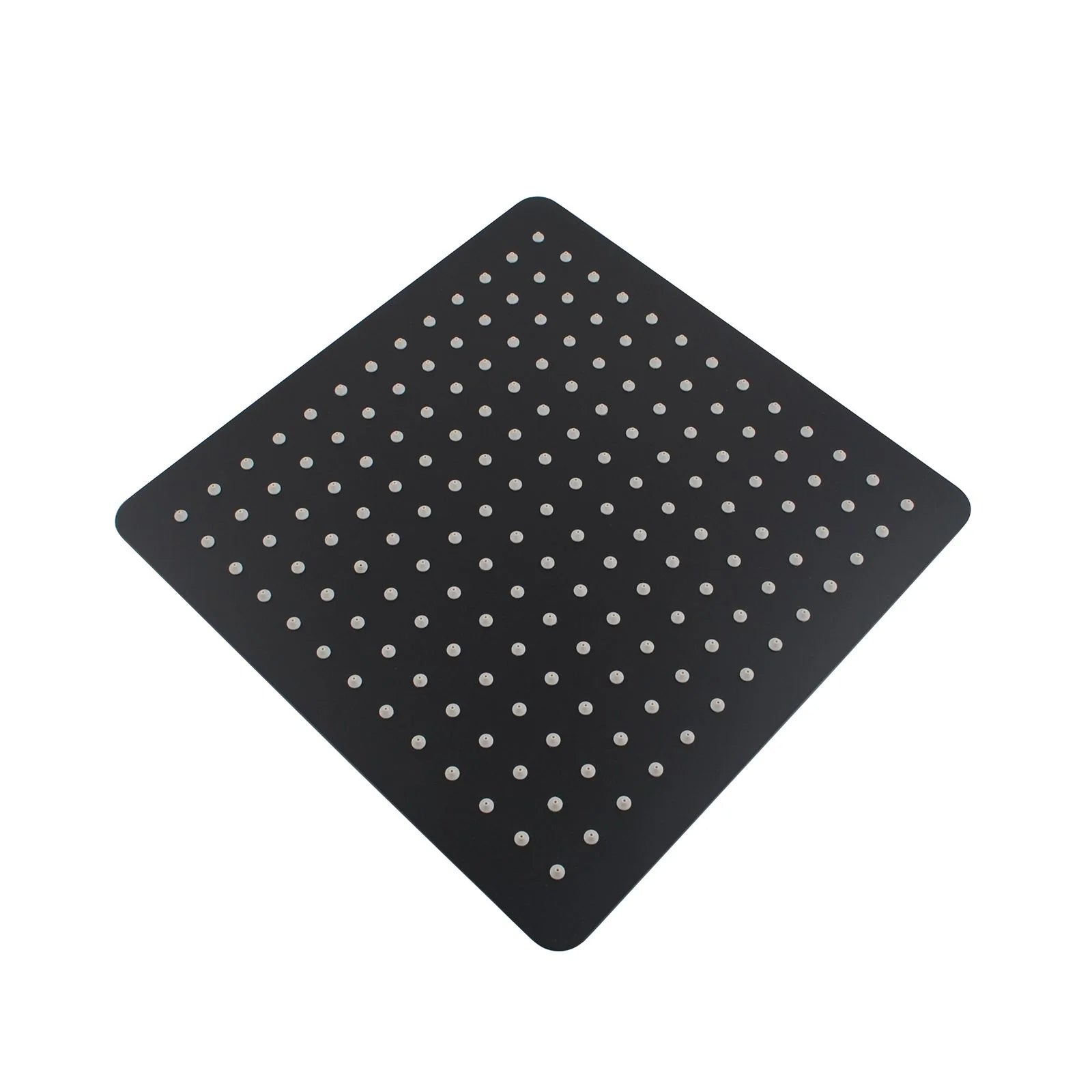 SUPER-SLIM | SQUARE SHOWER HEAD | 250MM MATT BLACK
