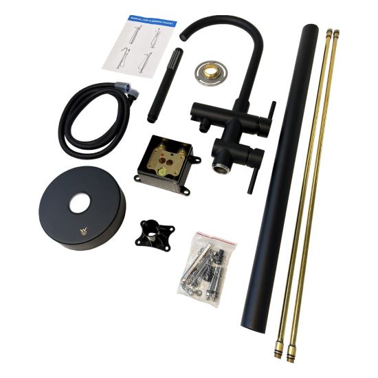 ROUND | FREESTANDING BATH MIXER