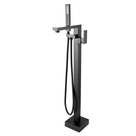 Square Freestanding Bath Mixer - Modern Design for Luxurious Bathrooms