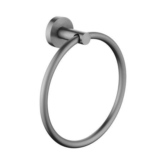 Lucid round towel ring: Sleek, durable design for modern bathrooms