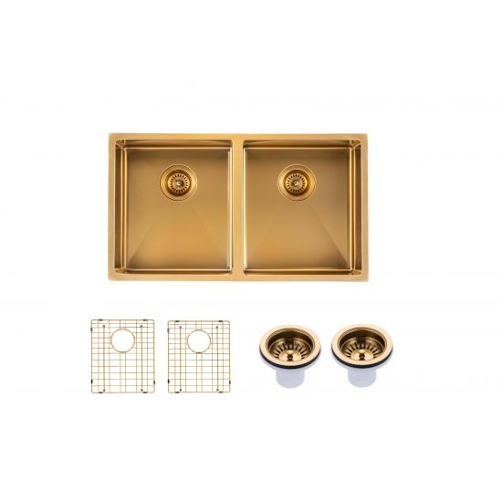 HAND MADE | 820 DOUBLE BOWL KITCHEN SINK