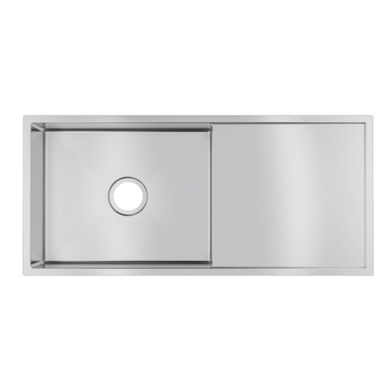 Large Single Bowl Stainless Steel Kitchen Sink
