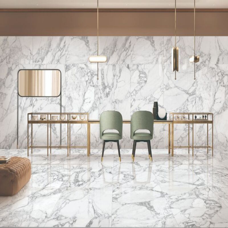 Marmi Grande Arabescato polished tiles: Elevate your space with timeless elegance