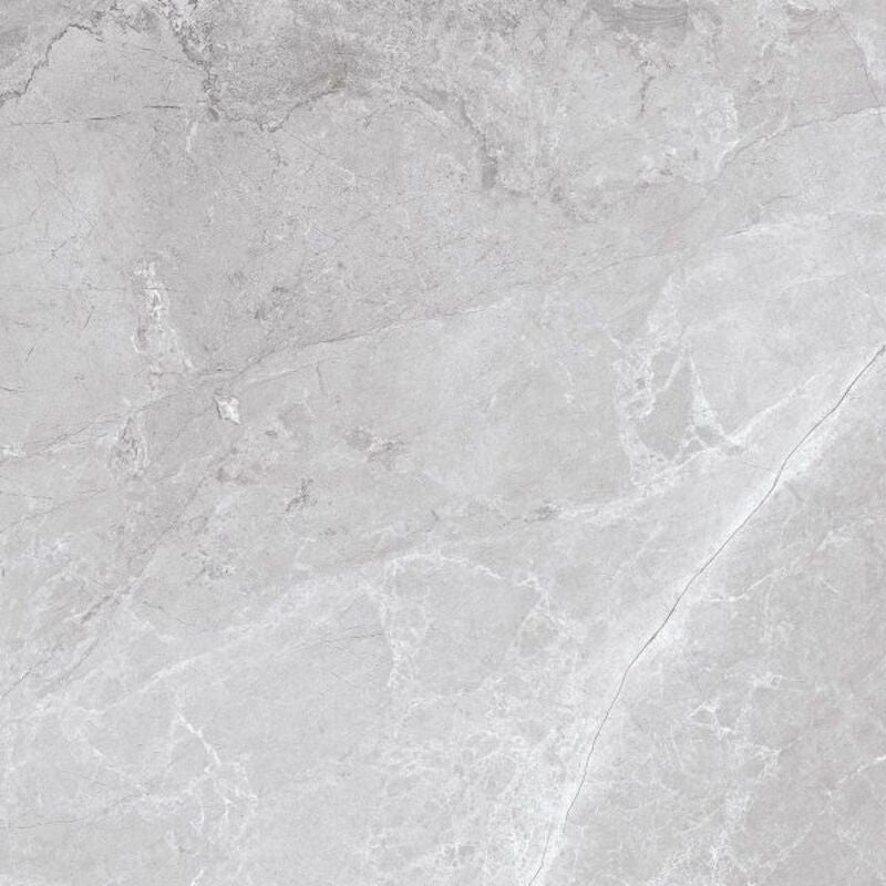 Schwarz Grey Polished Porcelain Tile - Chic and modern, 600x600 size for stylish interiors