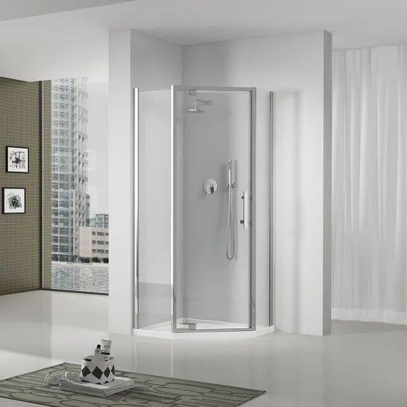LOUVE | NEO ANGLE PIVOT | SHOWER SCREEN | 900X900