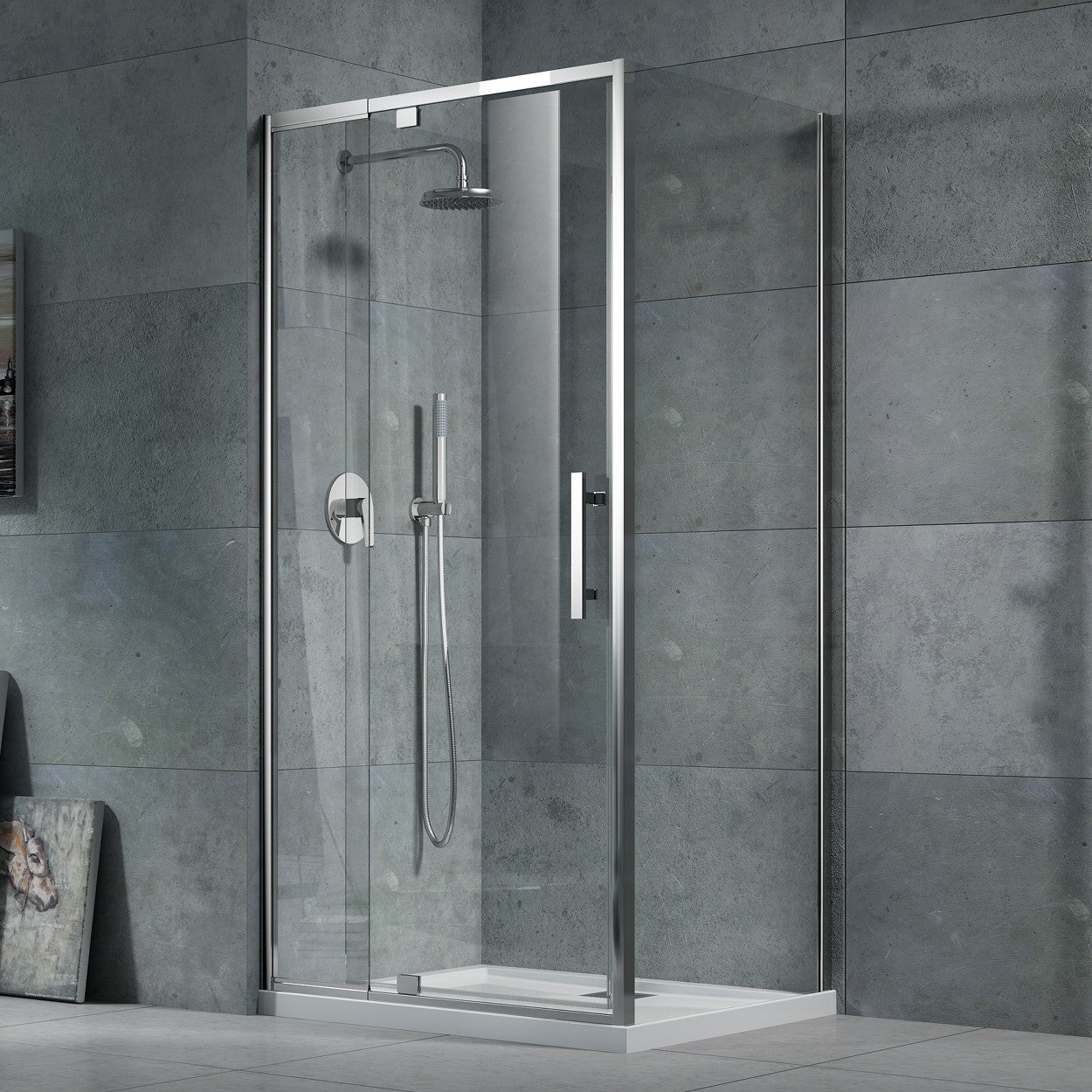 LOUVE | SQUARE PIVOT | SHOWER SCREEN
