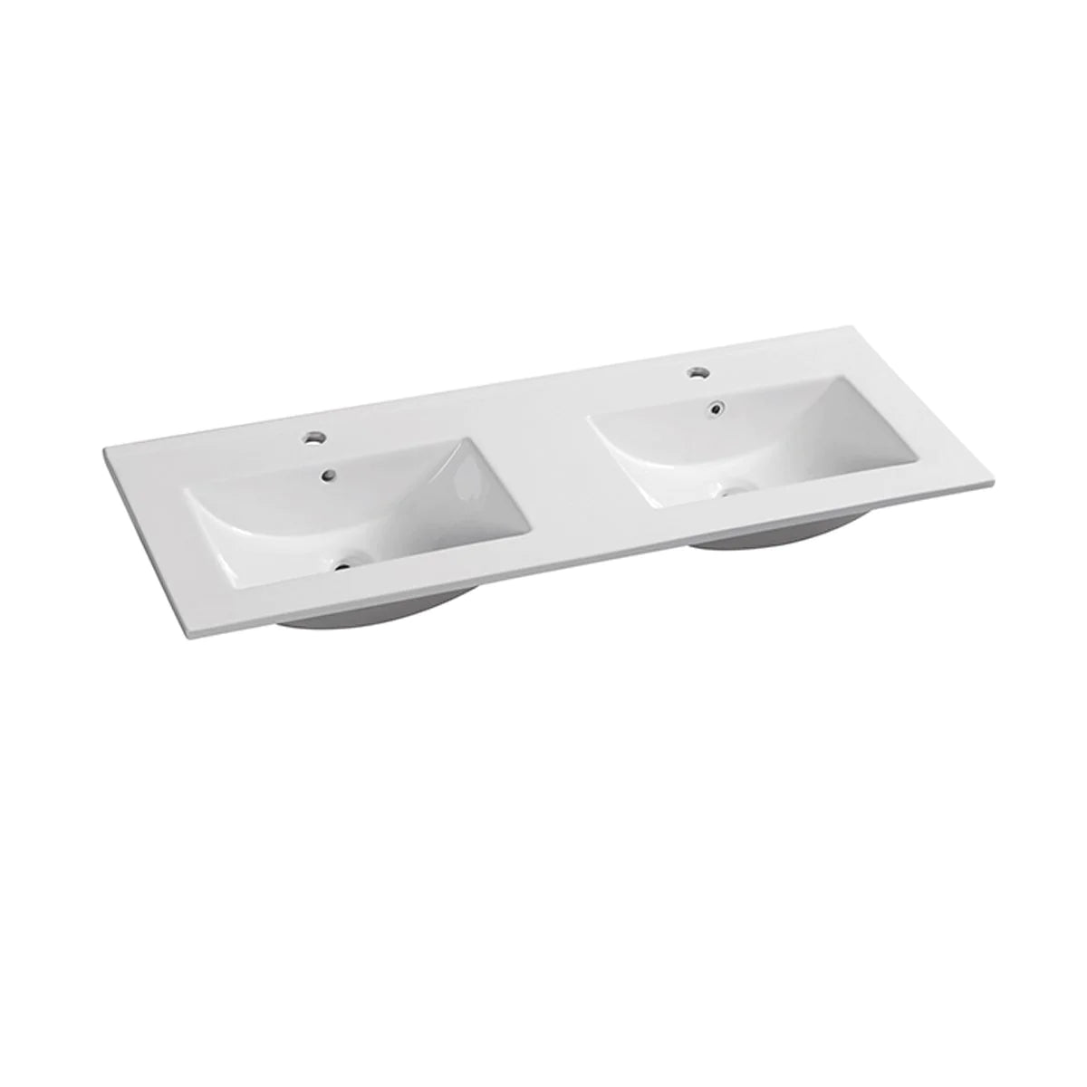 MINA | 1200MM WALL HUNG VANITY WITH DOUBLE BOWL CERAMIC TOP