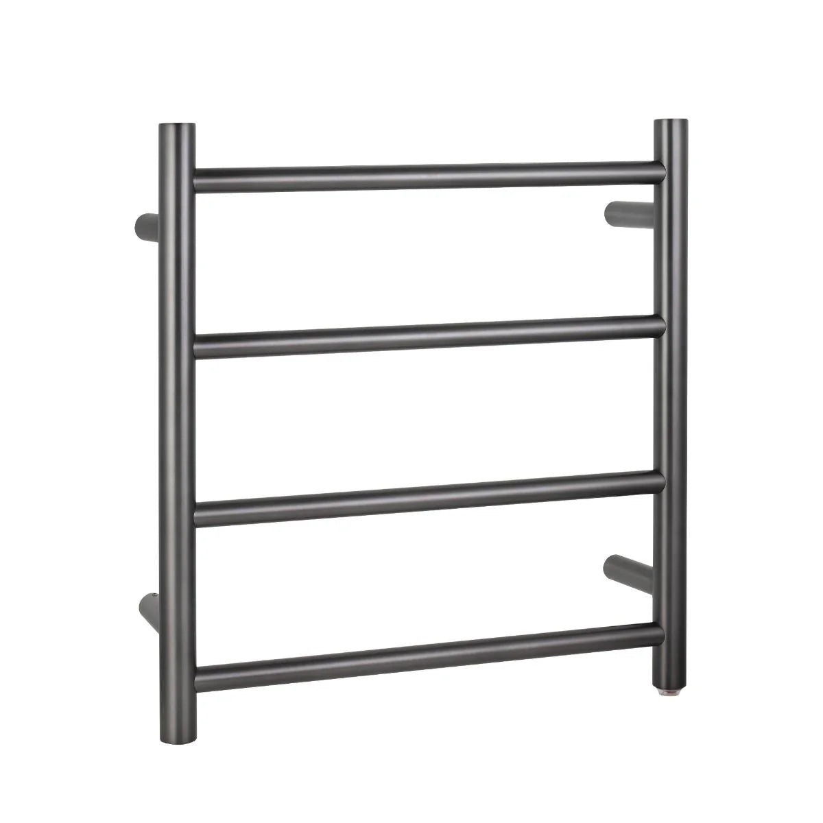 ROUND ELECTRIC HEATED TOWEL RAIL | 4 BARS | GUNMETAL