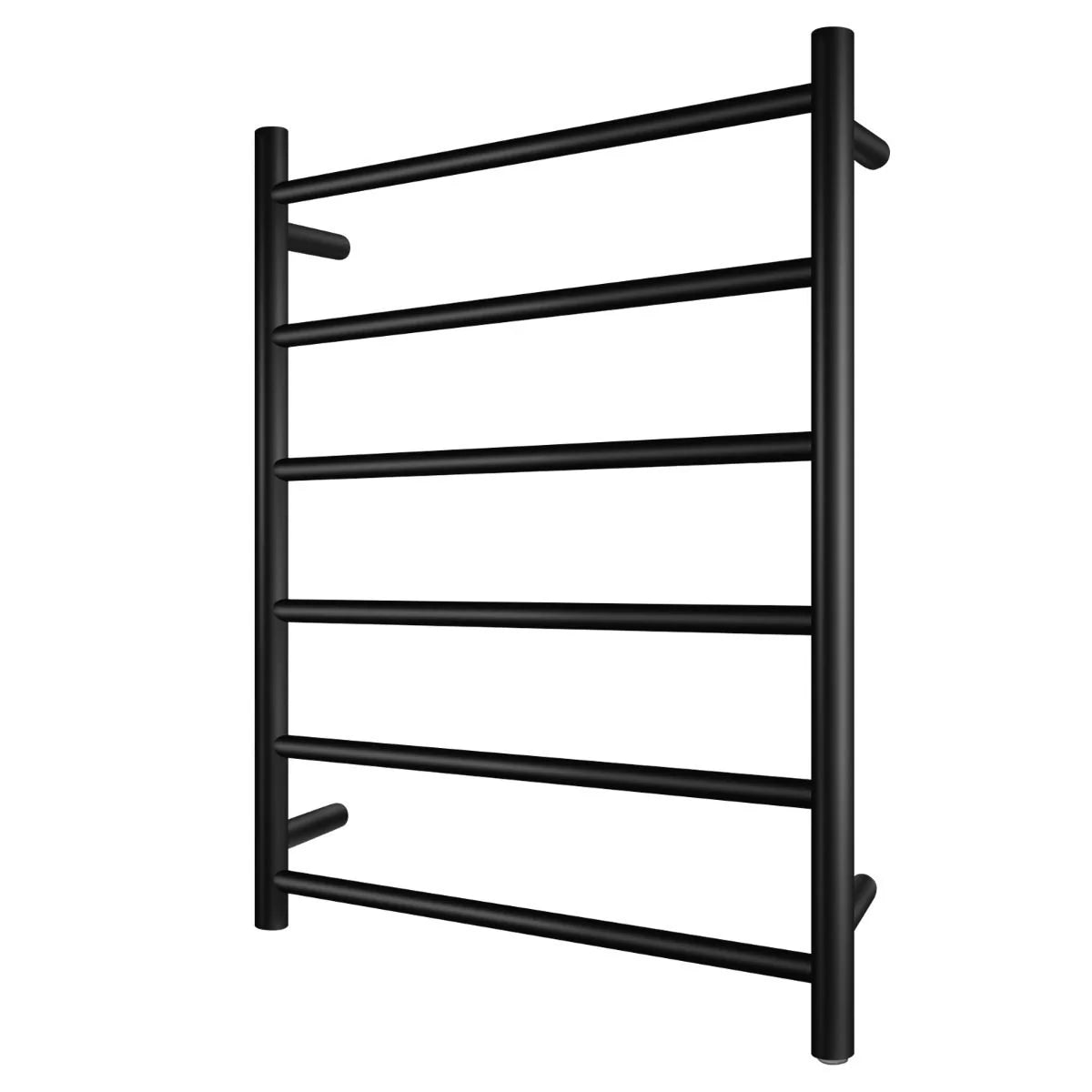 Modern Matt Black Electric Towel Rail for Warm and Dry Towels