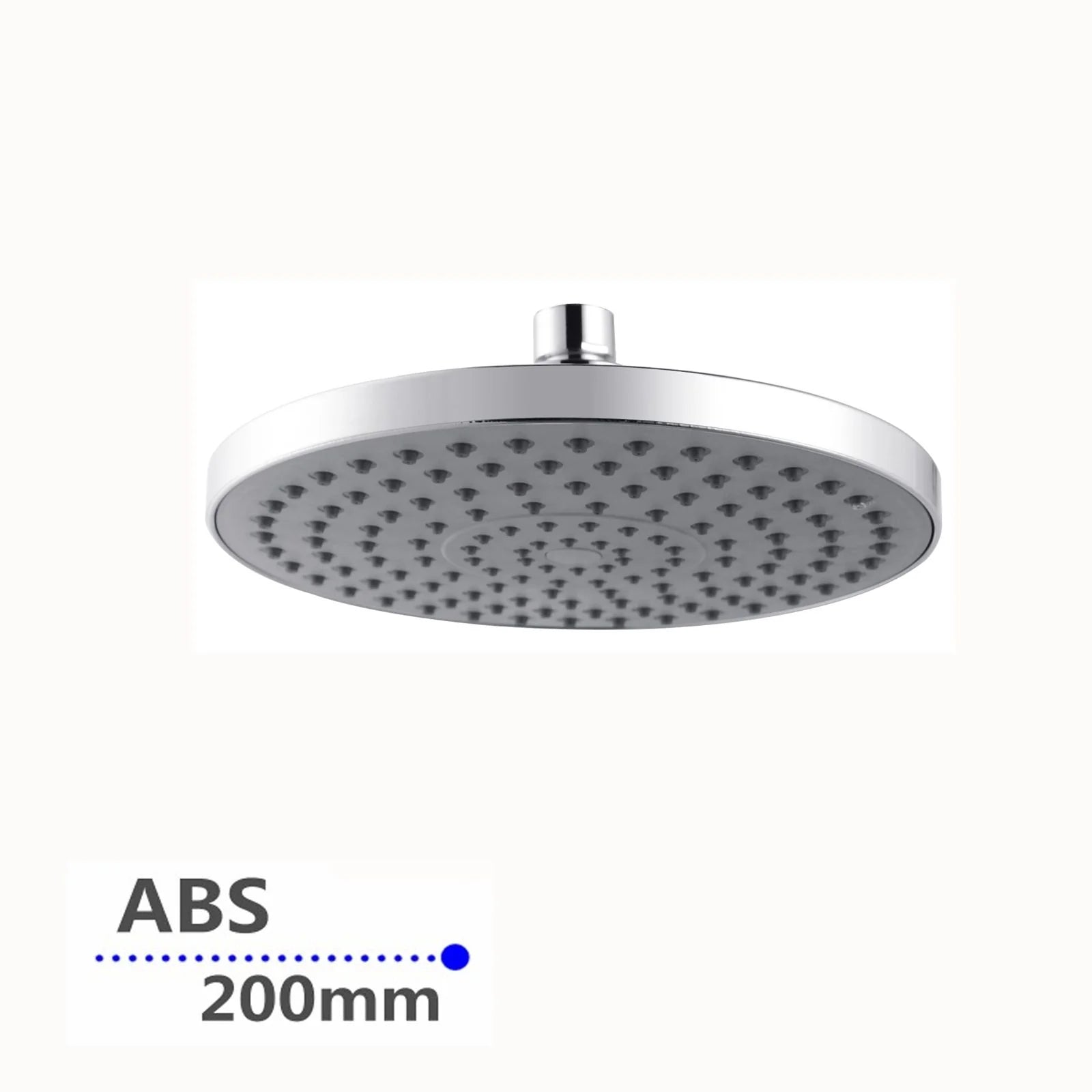 Round chrome shower head installed in Berwick bathroom