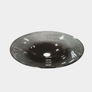 Silver Sunset Above Counter Glass Basin - Add elegance to your bathroom with sleek design