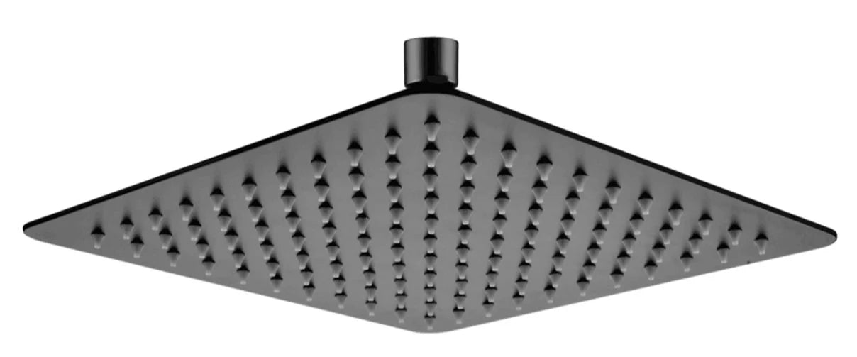 SUPER-SLIM | SQUARE SHOWER HEAD | 300MM MATT BLACK