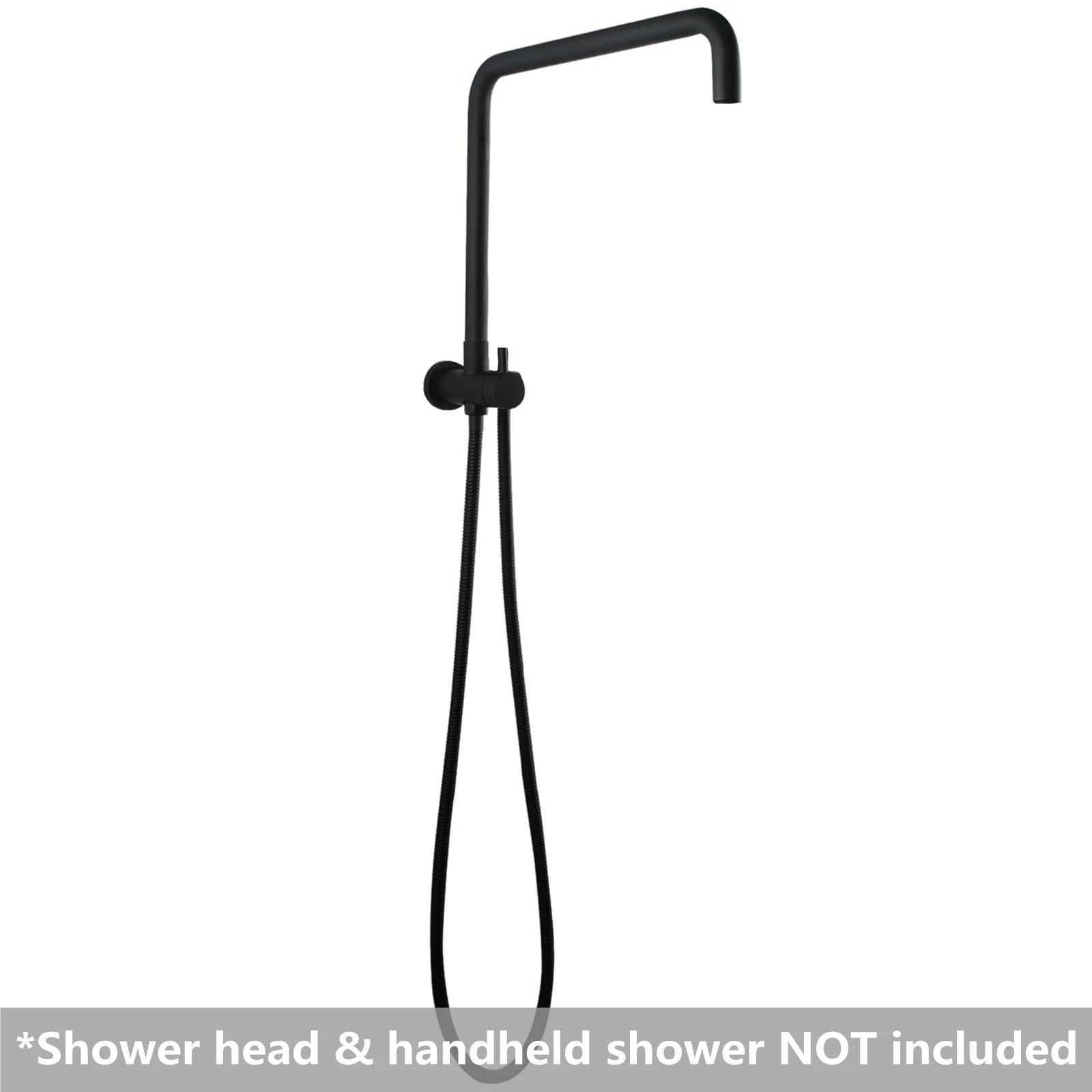 Black shower faucet with handheld shower installed in Berwick bathroom