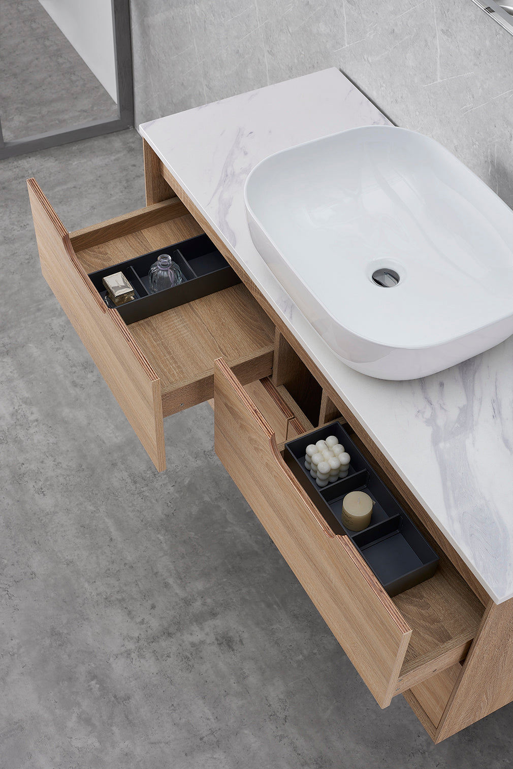 MINA 1200MM WALL HUNG VANITY | STONE TOP